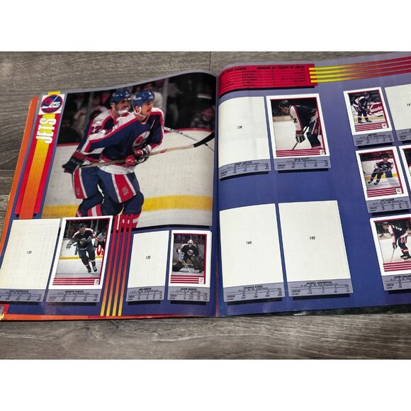 1989-90 O-Pee-Chee NHL Hockey Sticker Album Complete Paperback - Picture 4 of 8